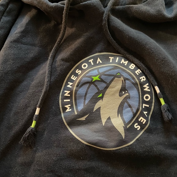 SOLD Timberwolves Cropped Hoodie - Picture 2 of 2